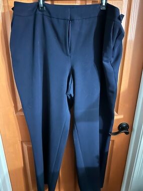 Kenzo Women's Dark Navy Tailored Dress Trousers